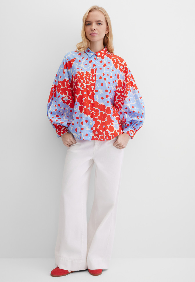 Блузка свободная