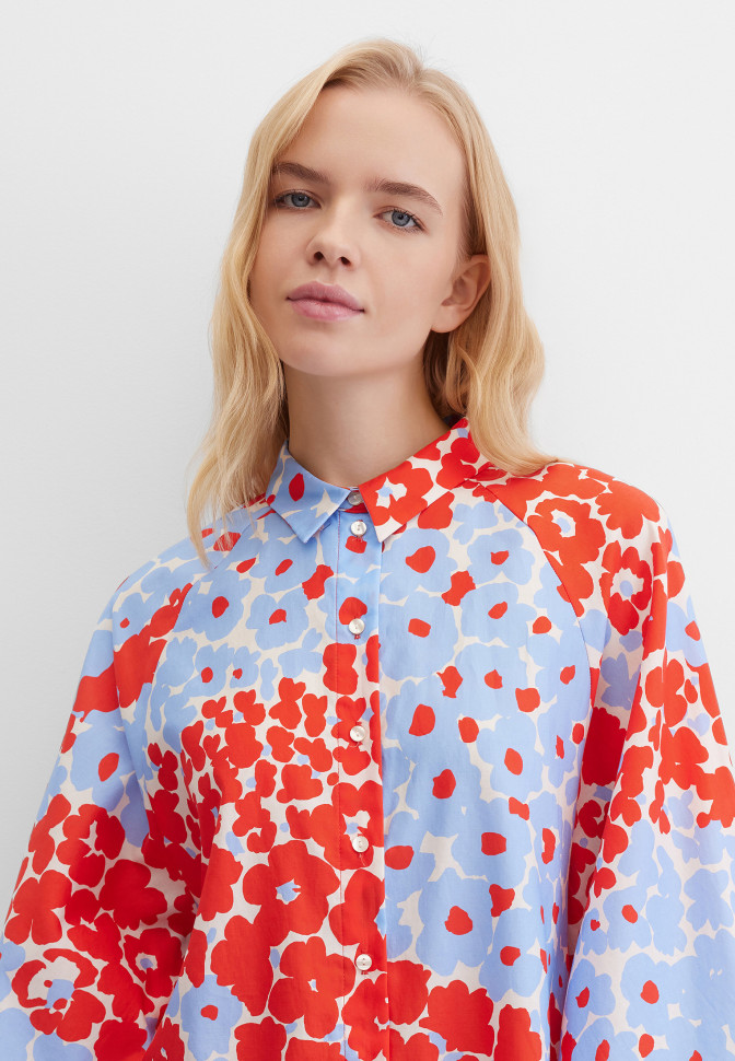 Блузка свободная