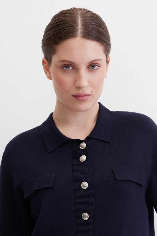 Кардиган с коротким рукавом