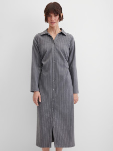 Платье-рубашка в полоску