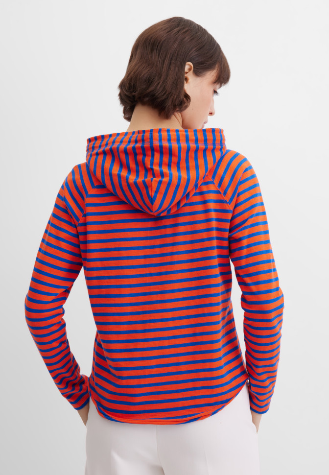 Лонгслив-худи с капюшоном