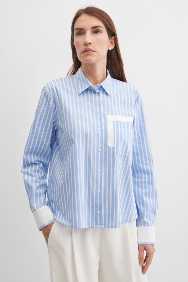 Рубашка в полоску