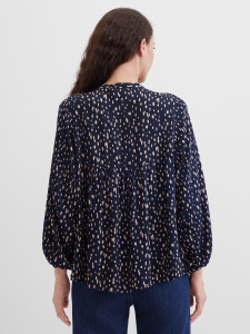 Блузка в горошек