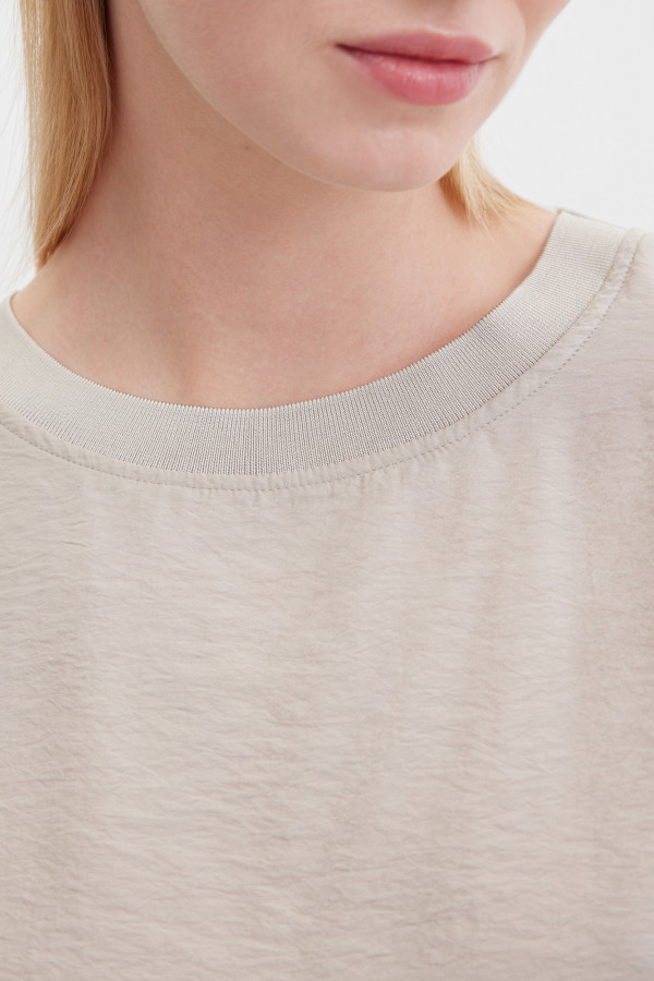 Блуза с жатым эффектом