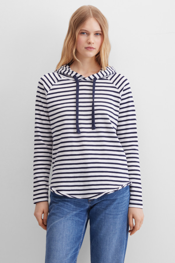 Лонгслив-худи с капюшоном