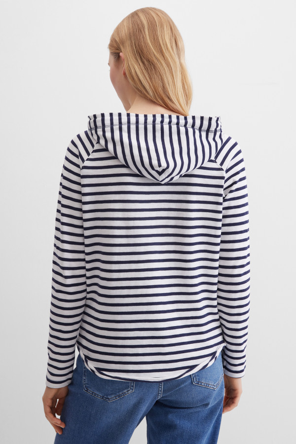 Лонгслив-худи с капюшоном