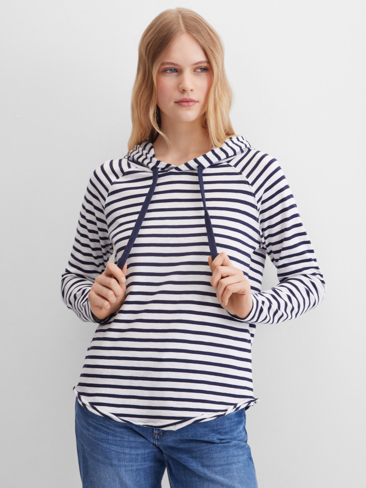 Лонгслив-худи с капюшоном