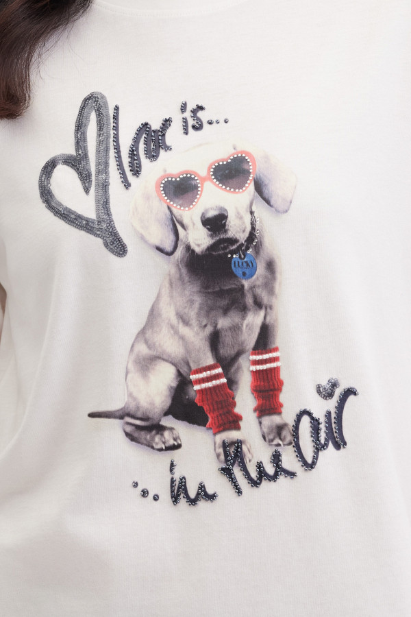 Футболка с принтом