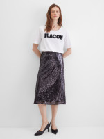 Юбка с пайетками