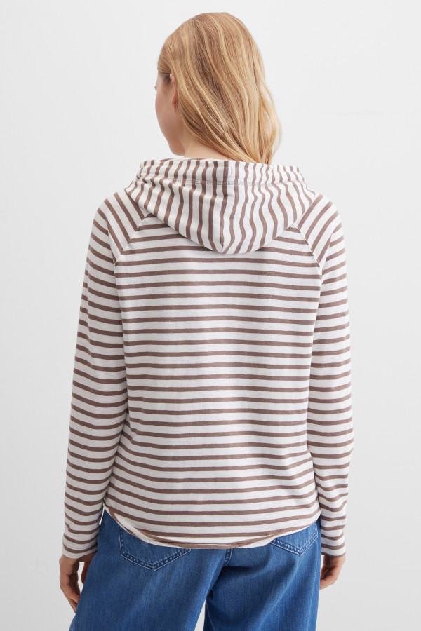 Лонгслив-худи с капюшоном