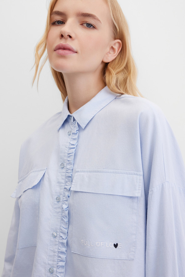 Рубашка с длинным рукавом