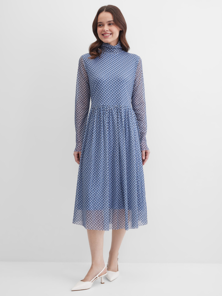 Платье из сетчатой ткани