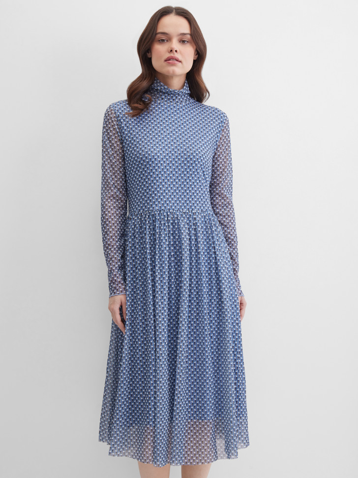 Платье из сетчатой ткани