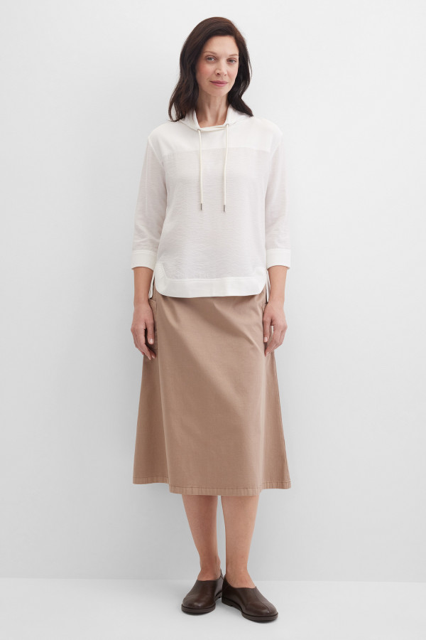 Лонгслив из жатой ткани