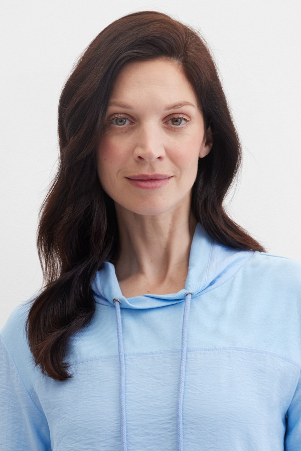 Лонгслив из жатой ткани