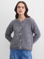Кардиган с добавлением мохера и шерсти