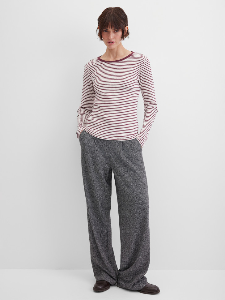 Лонгслив в полоску