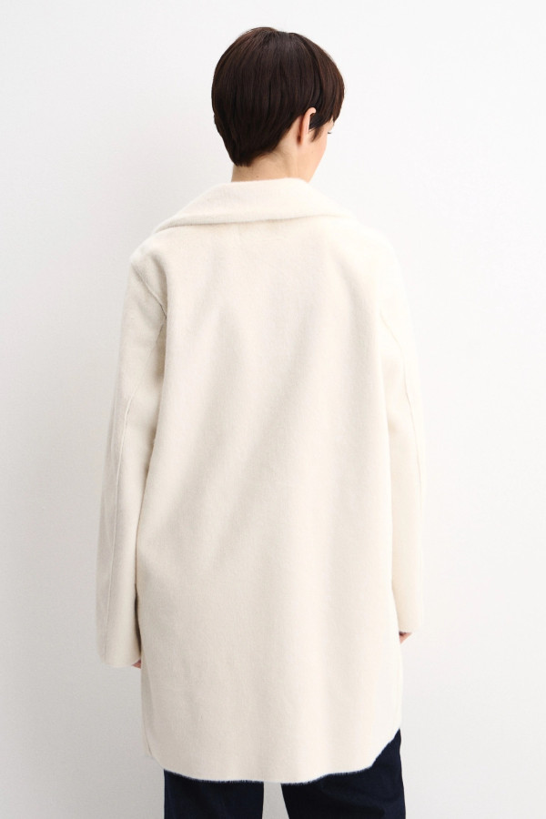 Шуба из искусственного экомеха