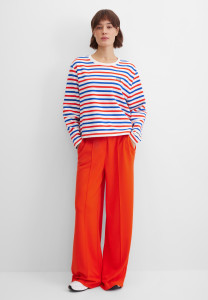 Свитшот свободный в полоску