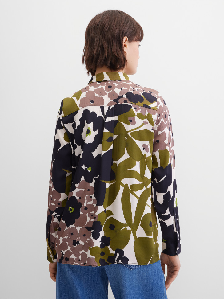 Блуза прямого кроя