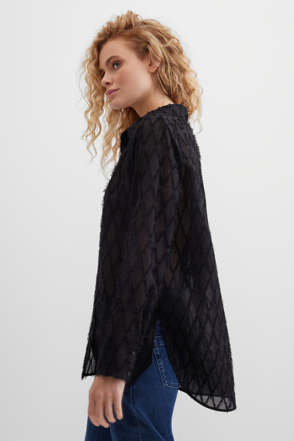 Блузка с длинным рукавом