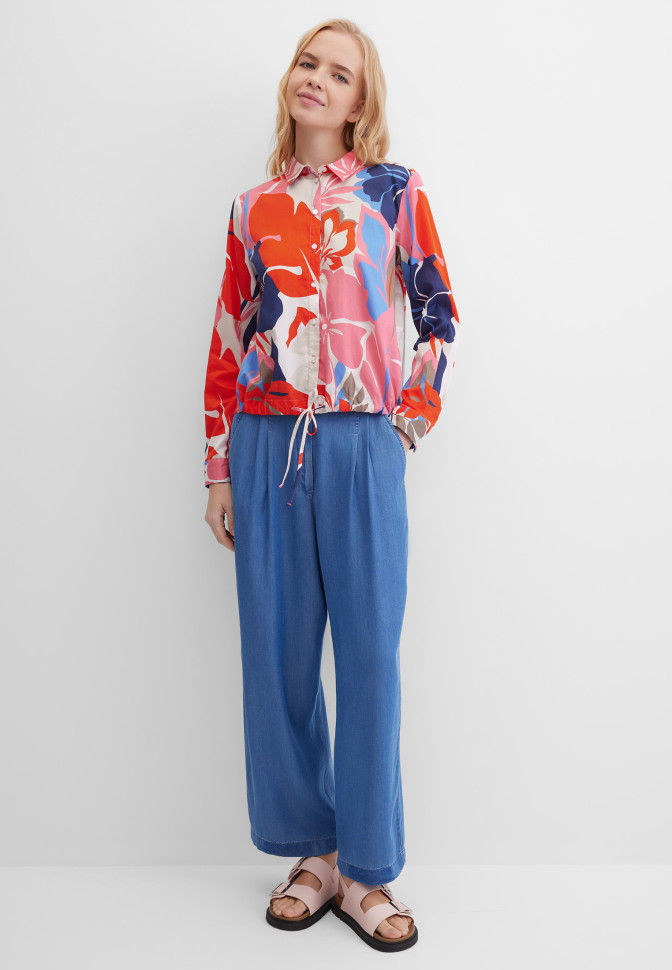 Блузка с длинным рукавом