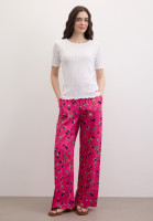 Брюки широкие с принтом