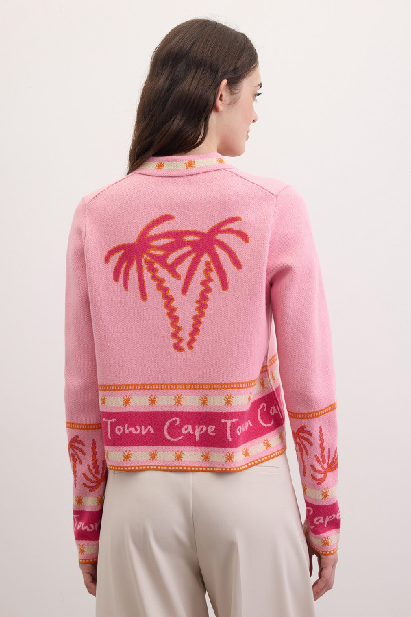 Кардиган с рисунком