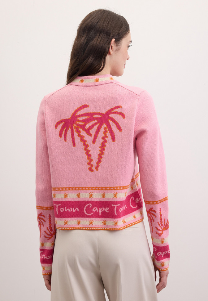 Кардиган с рисунком