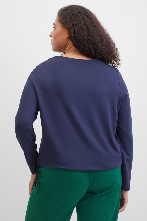 Лонгслив с цветочным принтом