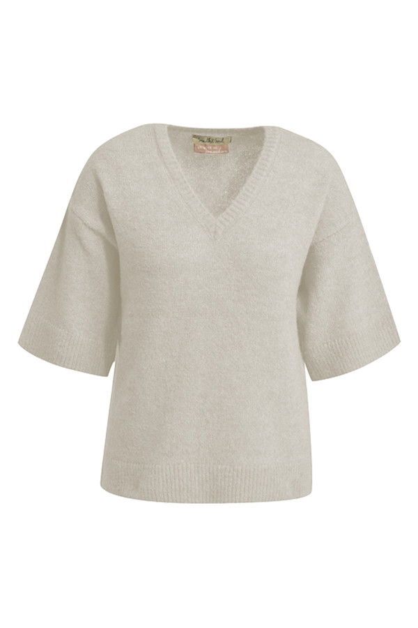 Пуловер с добавлением шерсти