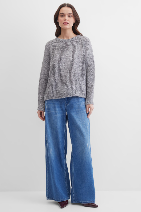 Джемпер прямого кроя